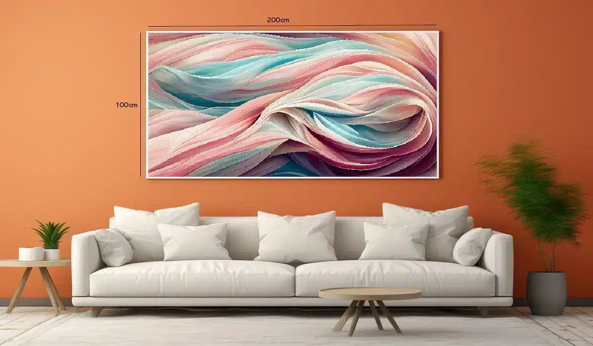 Flowing Veil Layers Plakat