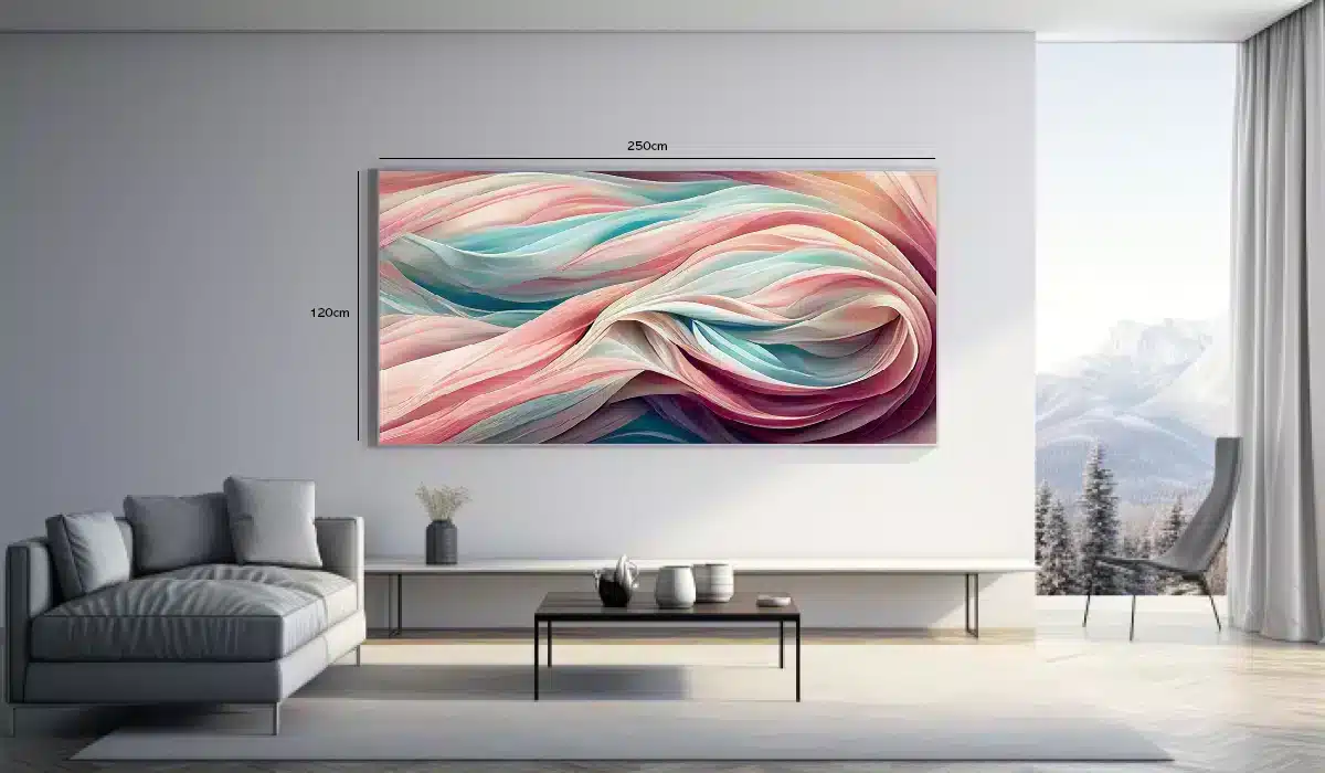 Flowing Veil Layers Plakat