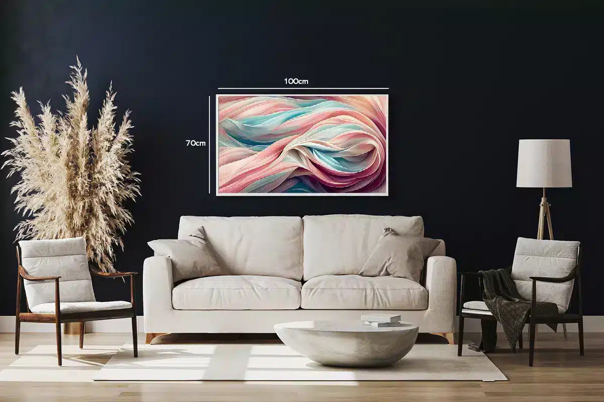 Flowing Veil Layers Plakat