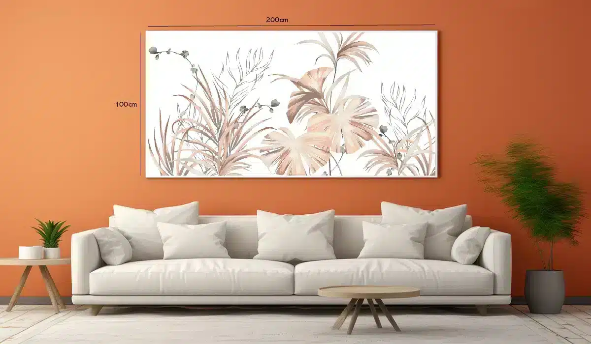 Blush Palm Leaves Plakat