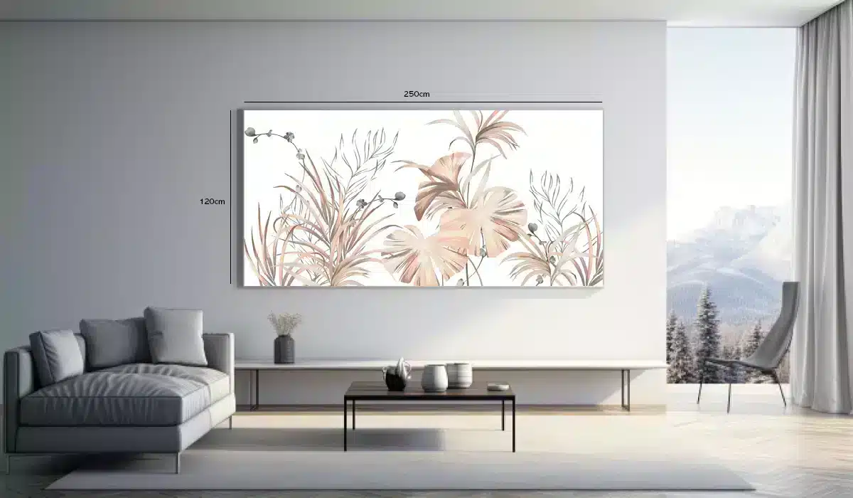 Blush Palm Leaves Plakat