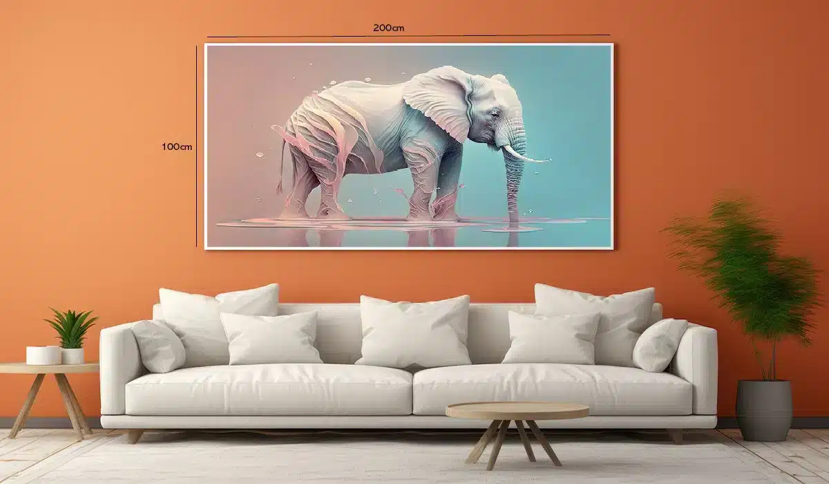 Ethereal Elephant Veins Plakat