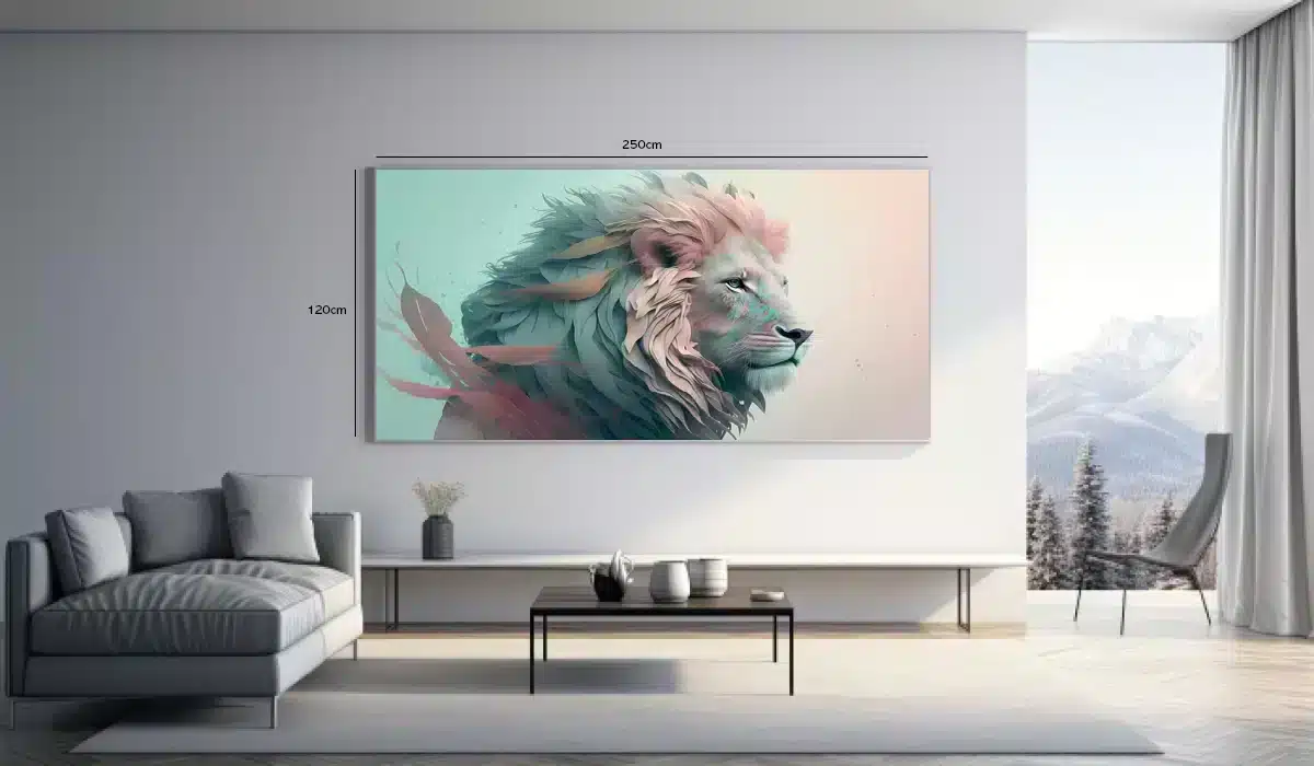 Mystic Lion Veil Plakat