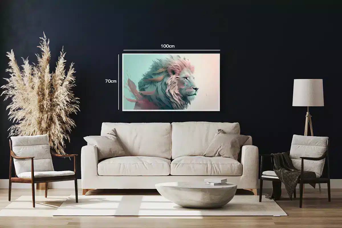 Mystic Lion Veil Plakat