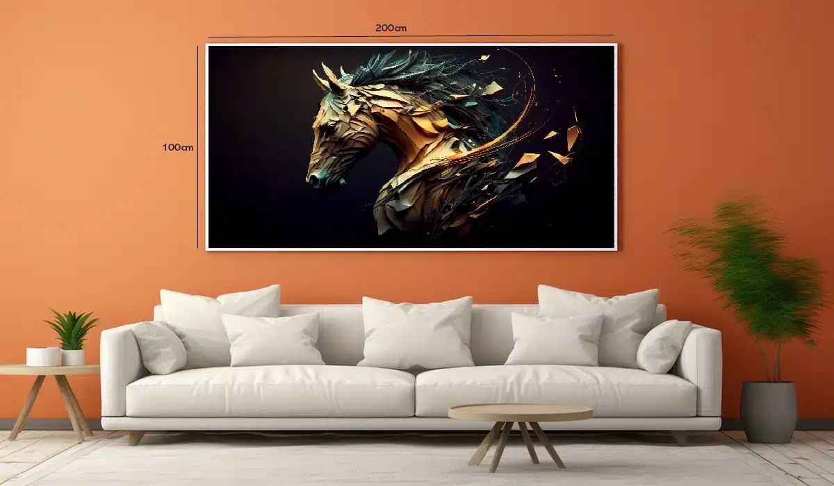 Fragmented Stallion Motion Plakat