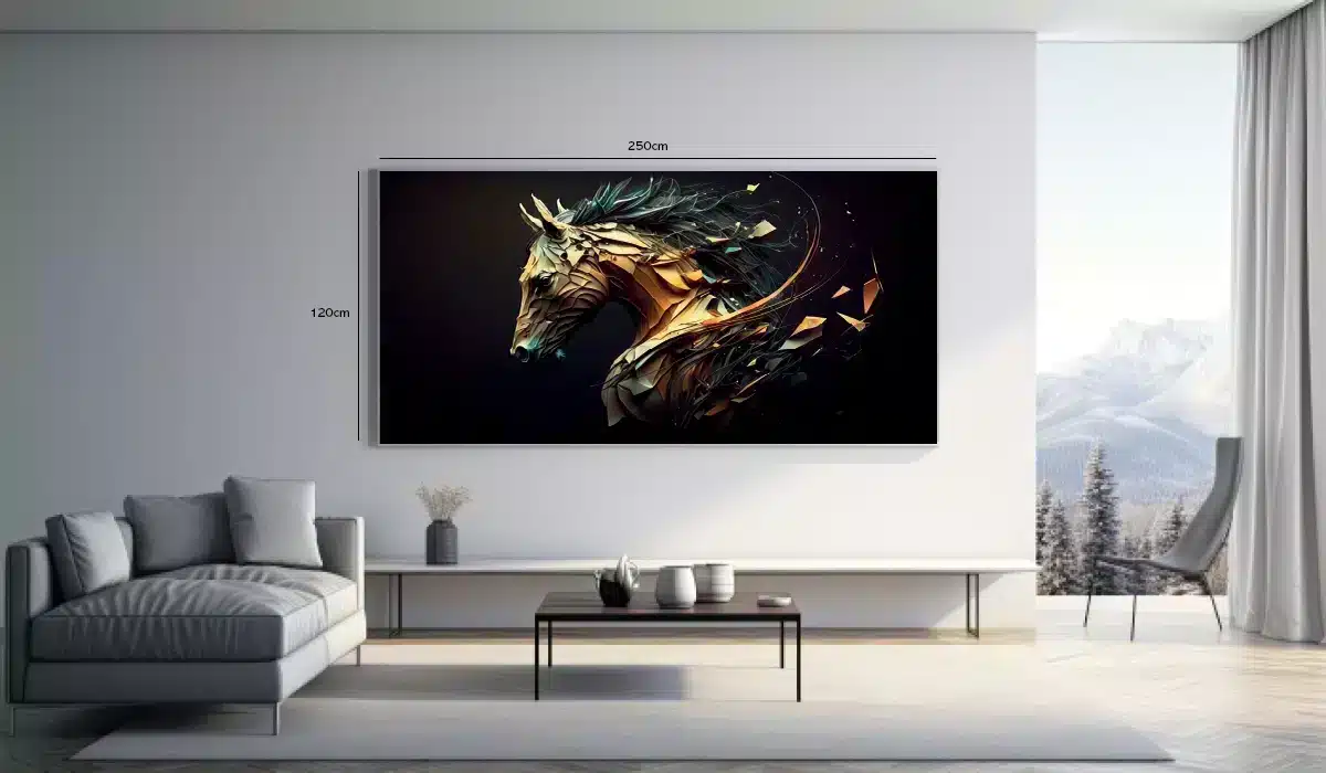 Fragmented Stallion Motion Plakat