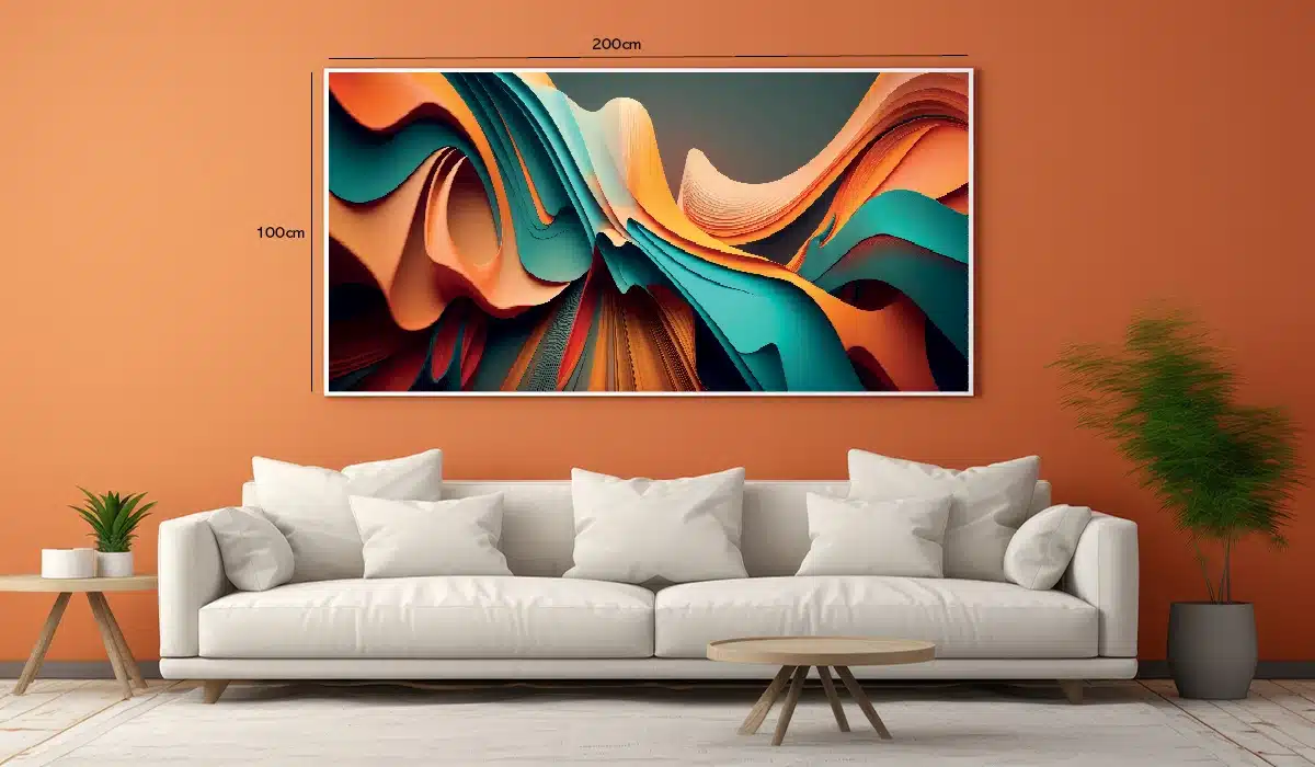 Curved Layers Flow Plakat