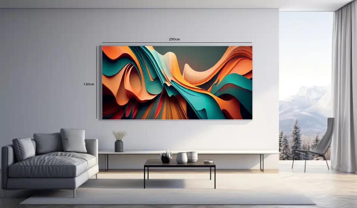 Curved Layers Flow Plakat