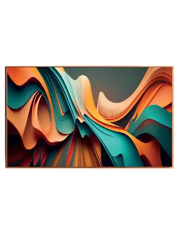 Curved Layers Flow Plakat