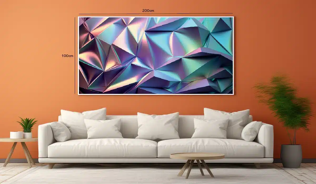 Prismatic Facet Depth Plakat