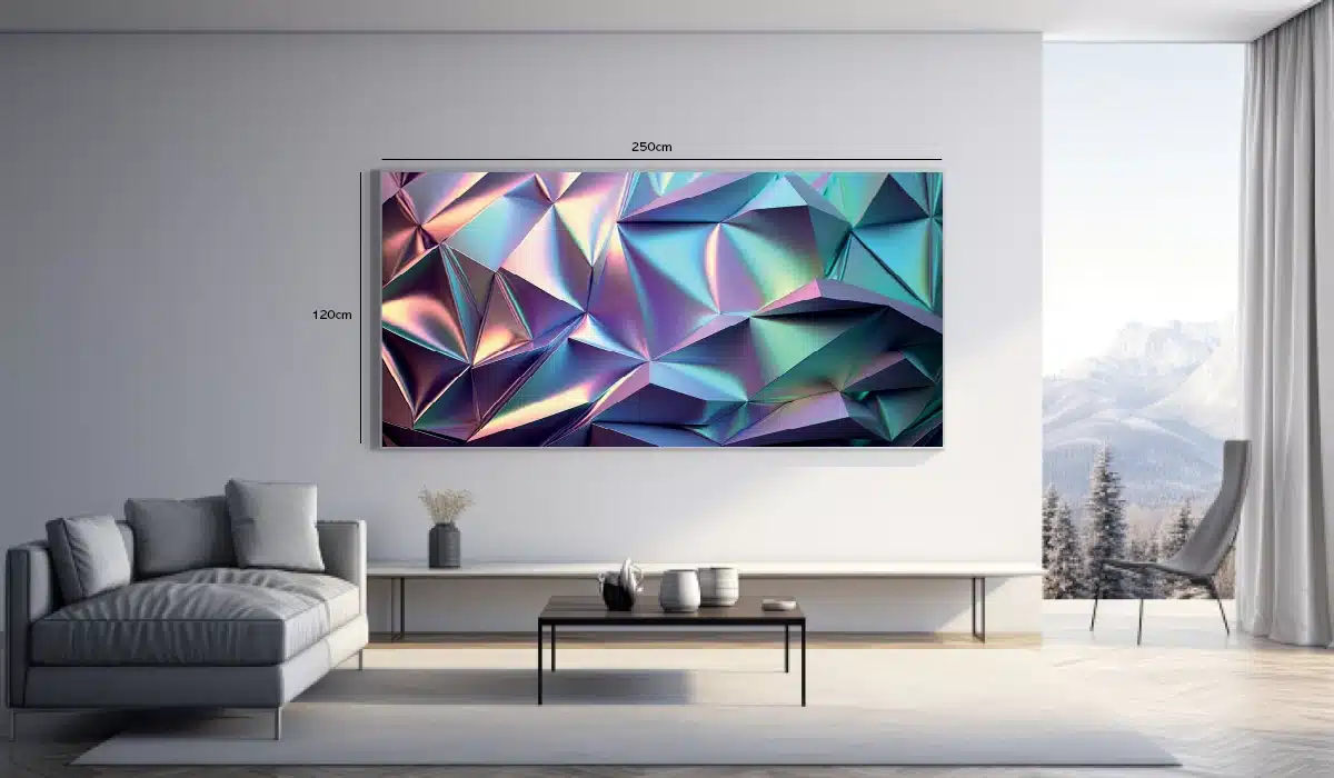 Prismatic Facet Depth Plakat
