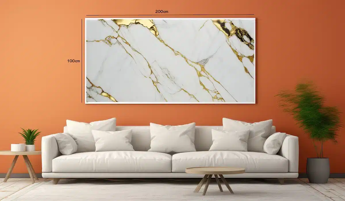 Golden Veins Composition Plakat