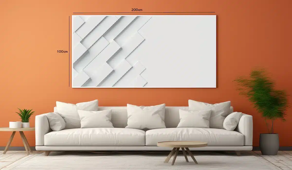 Layered Angles Composition Plakat