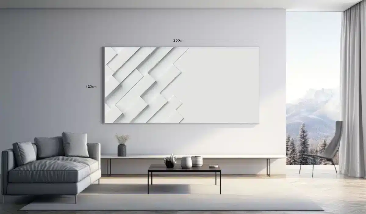 Layered Angles Composition Plakat