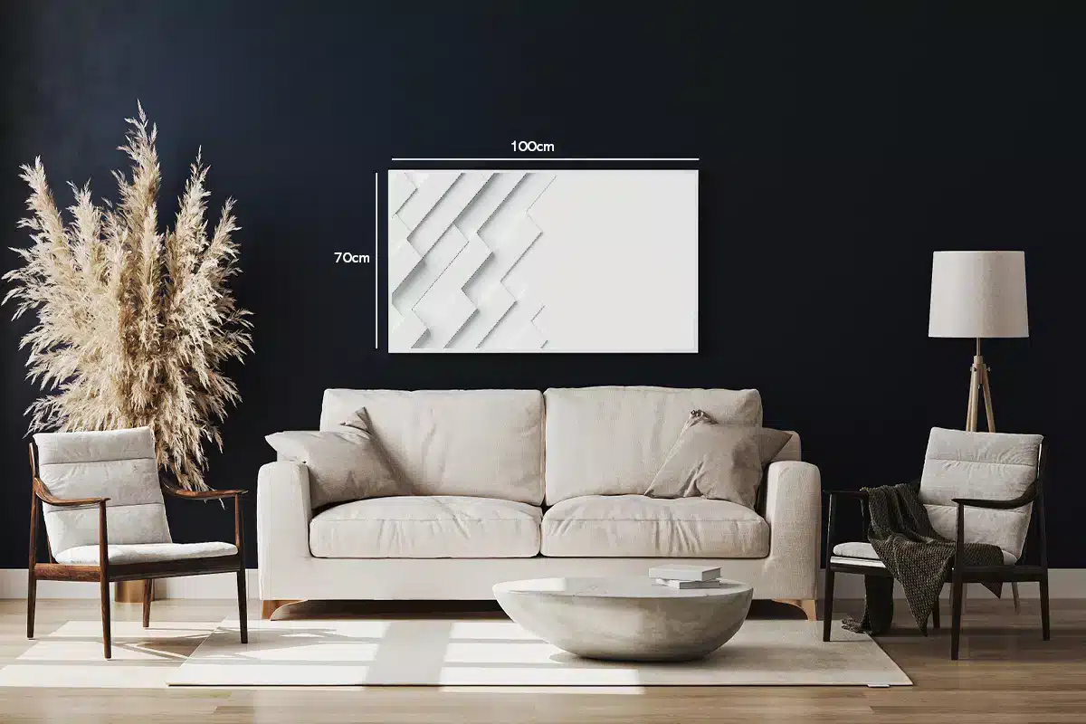Layered Angles Composition Plakat