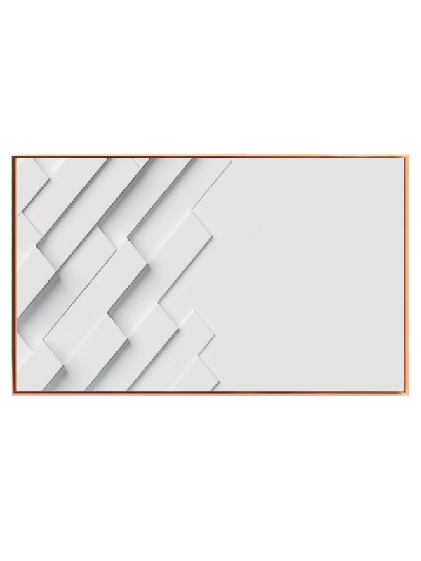 Layered Angles Composition Plakat
