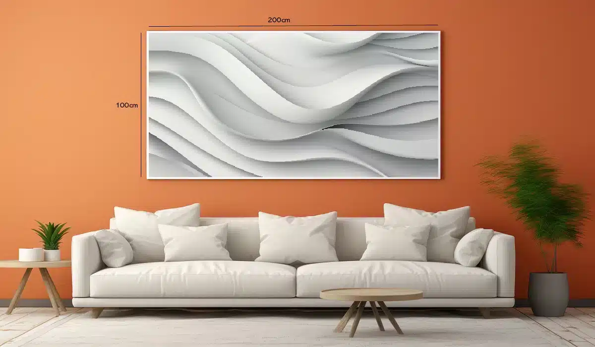 Layered Wave Contours Plakat