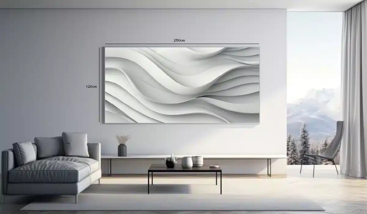 Layered Wave Contours Plakat