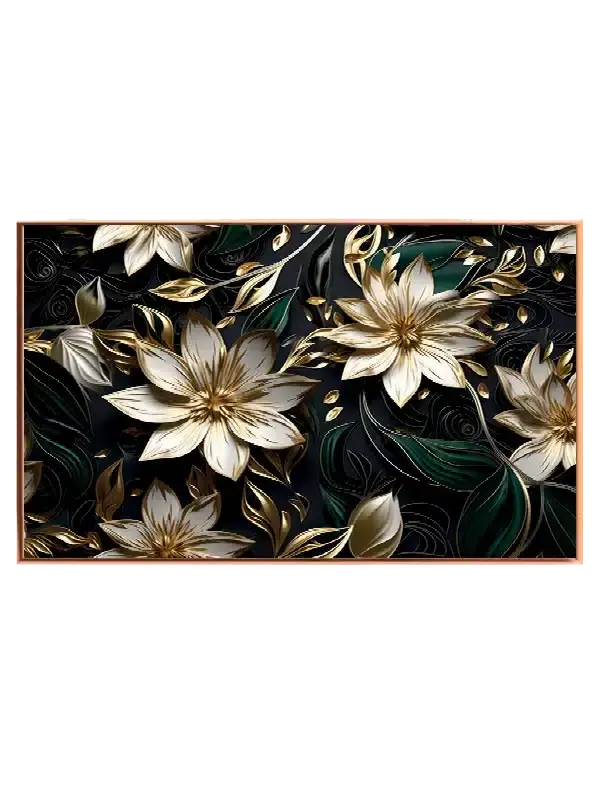 Golden Bloom Harmony Plakat