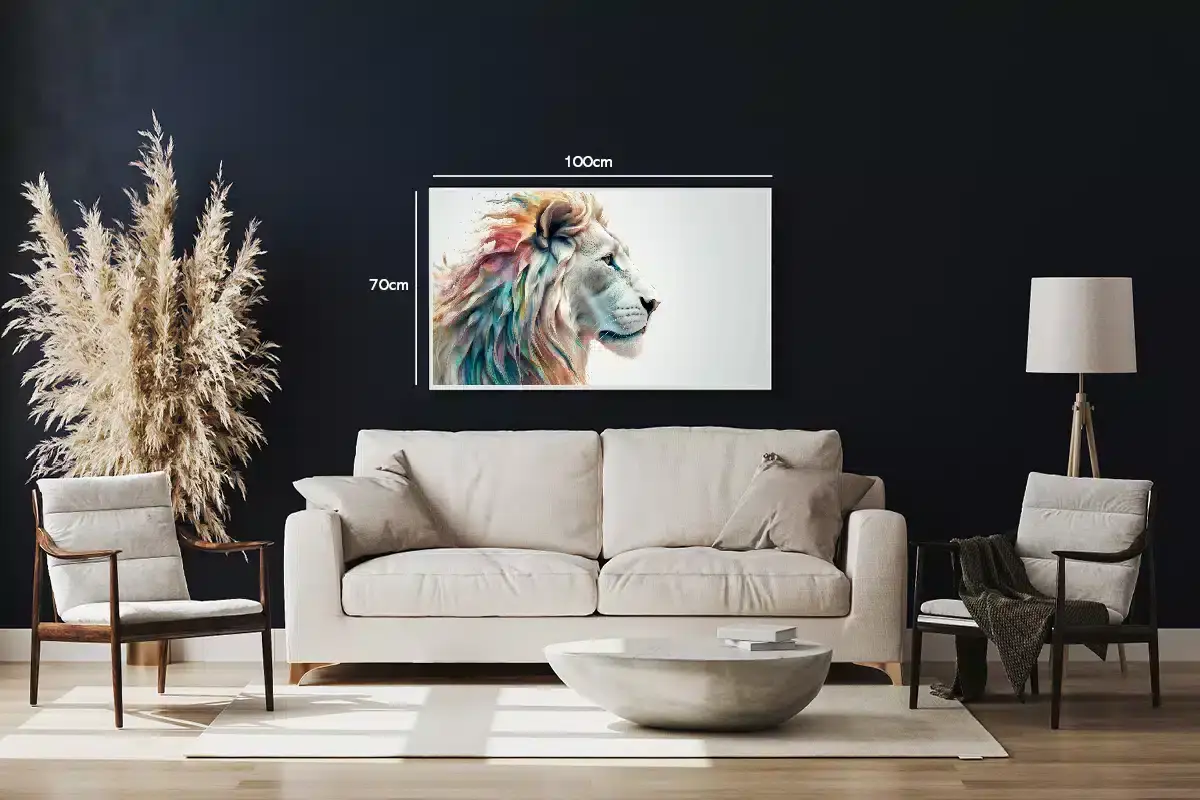 Majestic Colorful Mane Plakat