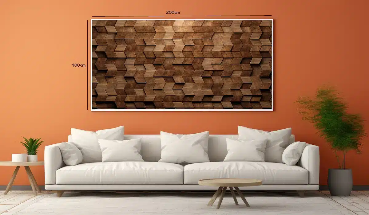 Wooden Cube Rhythm Plakat