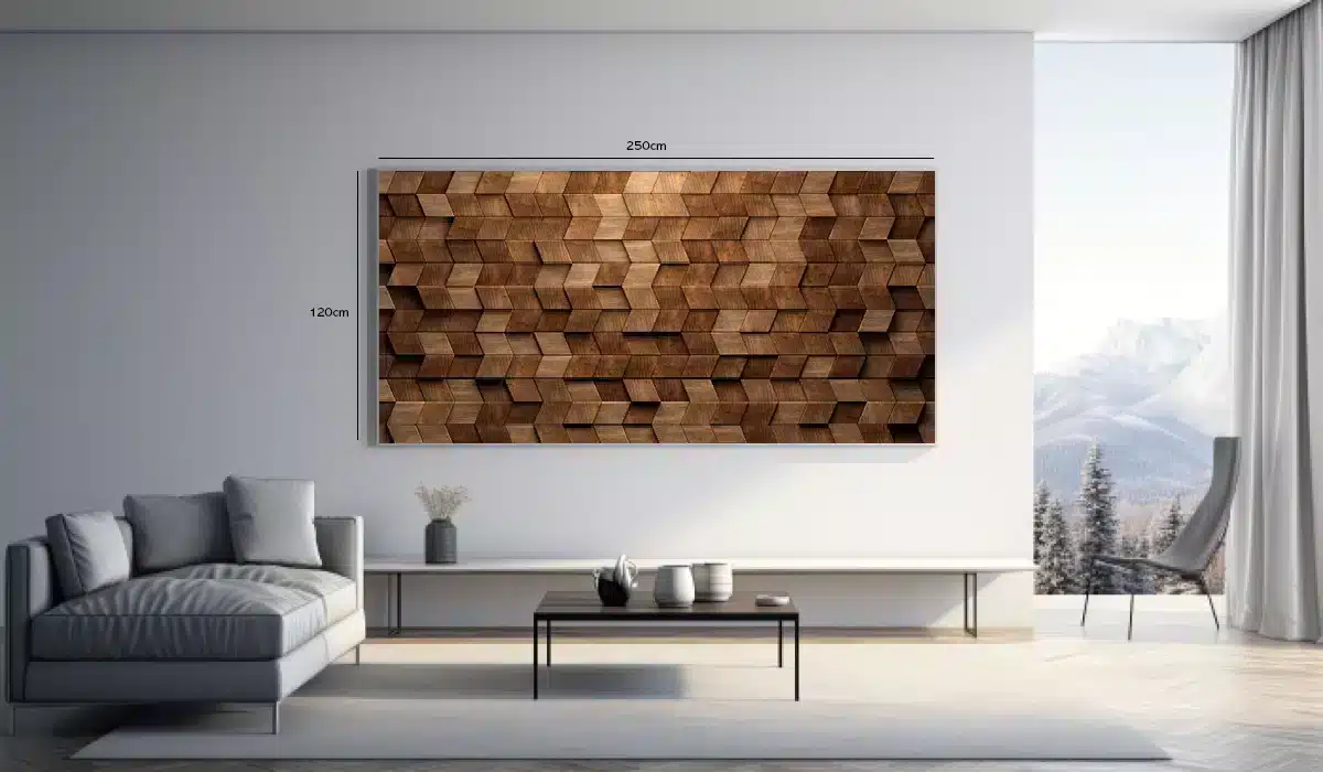 Wooden Cube Rhythm Plakat
