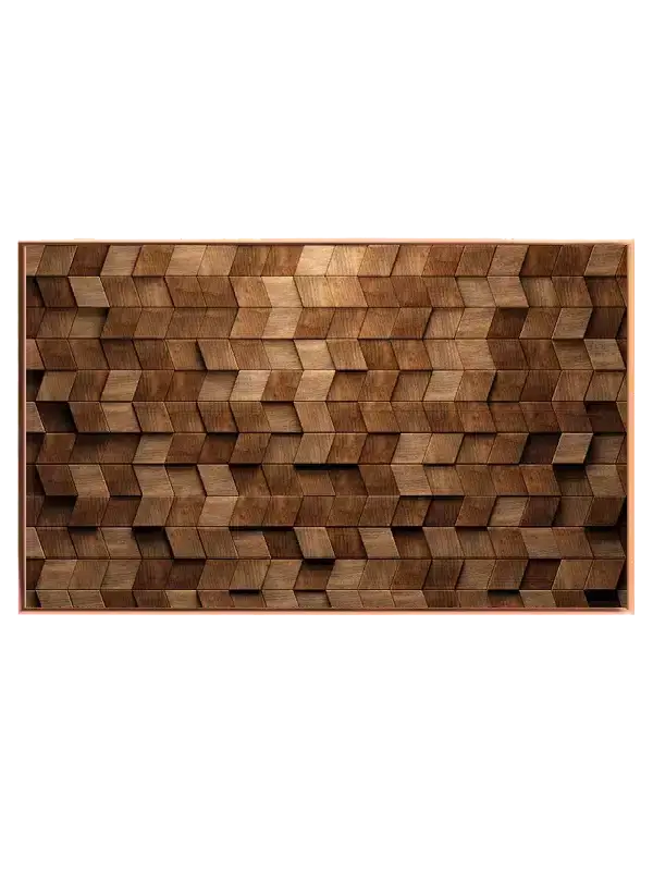 Wooden Cube Rhythm Plakat