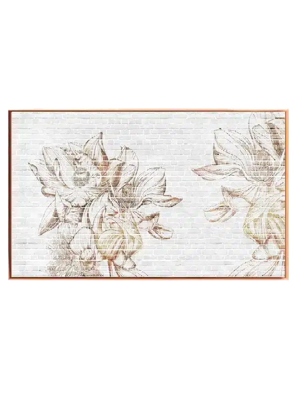 Sepia Lotus Bloom Plakat