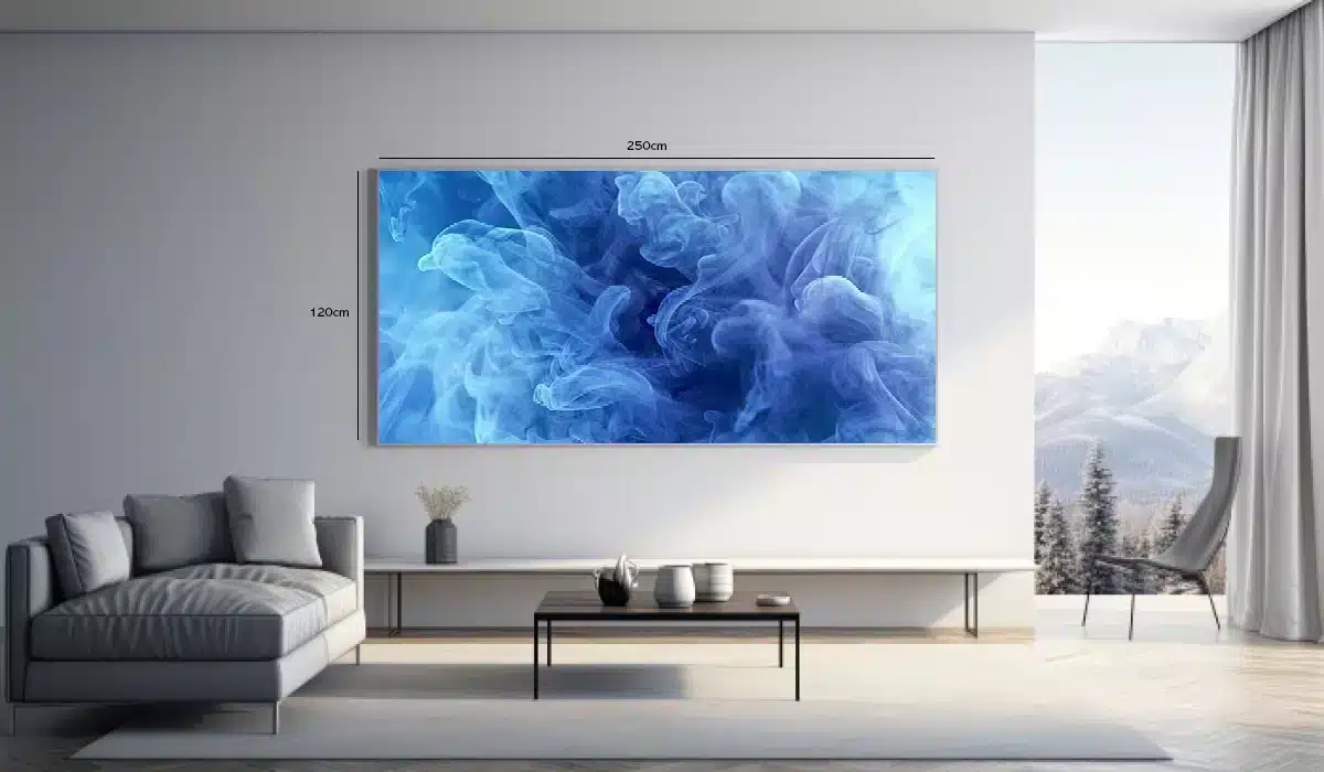Blue Smoke Veins Plakat
