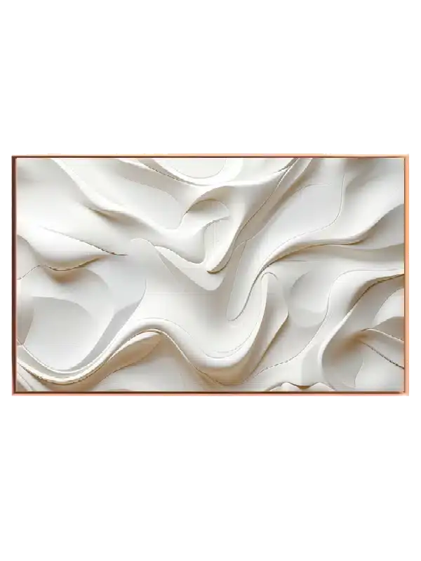 Creamy Flow Contours Plakat
