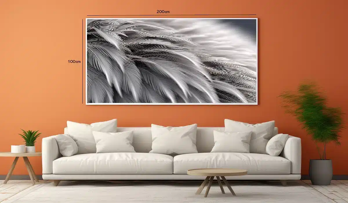 Feather Veins Texture Plakat