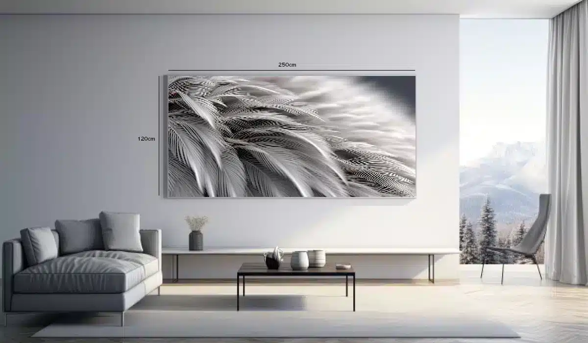 Feather Veins Texture Plakat