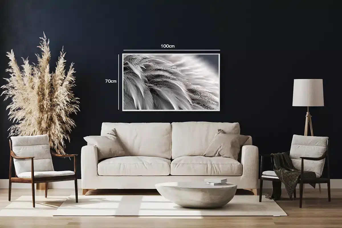 Feather Veins Texture Plakat