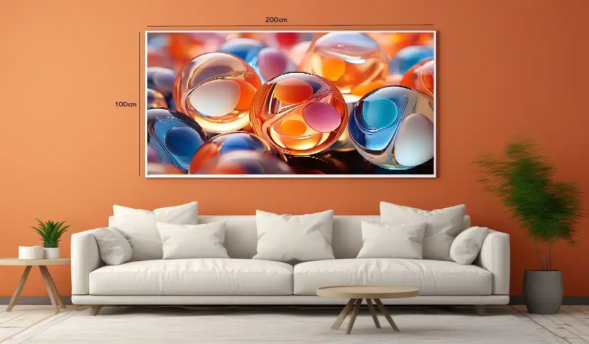 Orbital Color Spheres Plakat