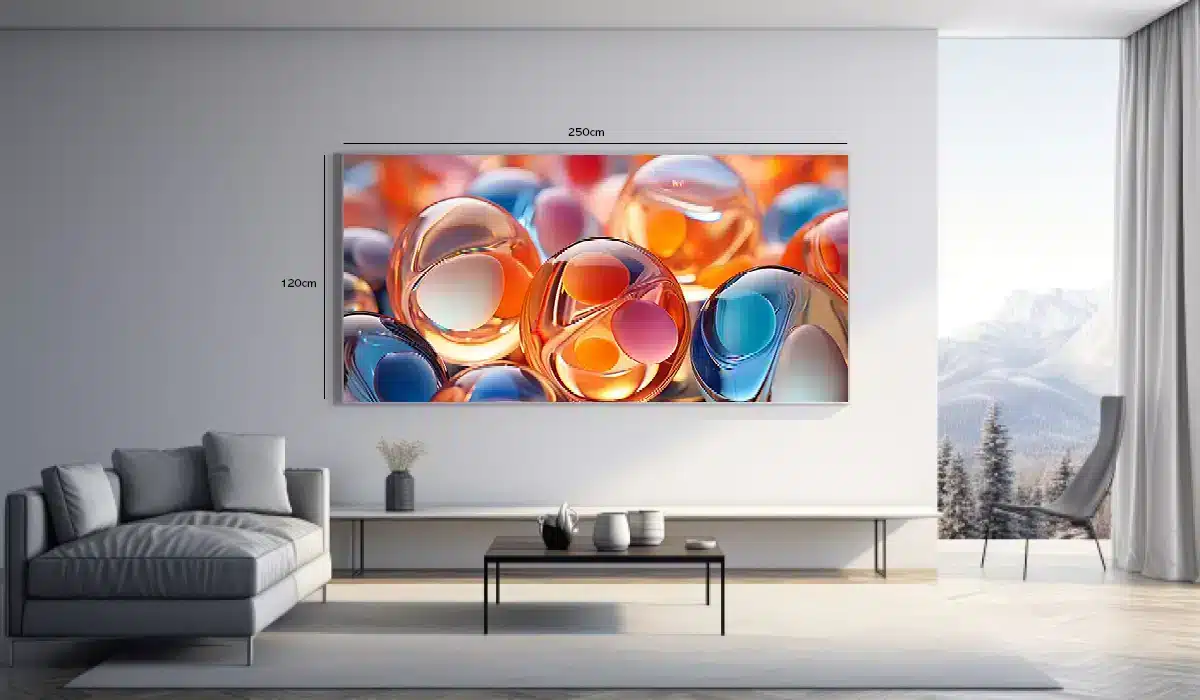 Orbital Color Spheres Plakat