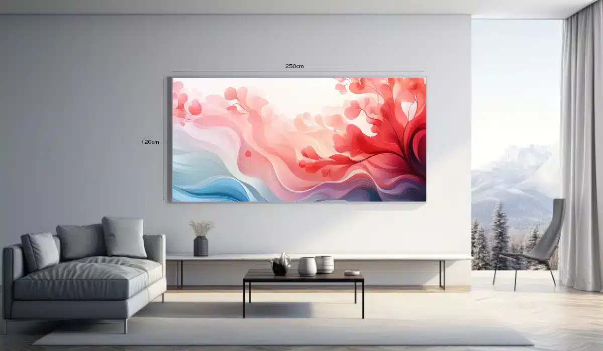 Coral Wave Flow Plakat