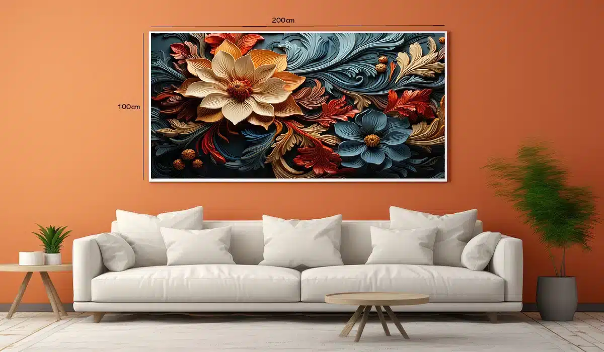 Ornate Floral Harmony Plakat
