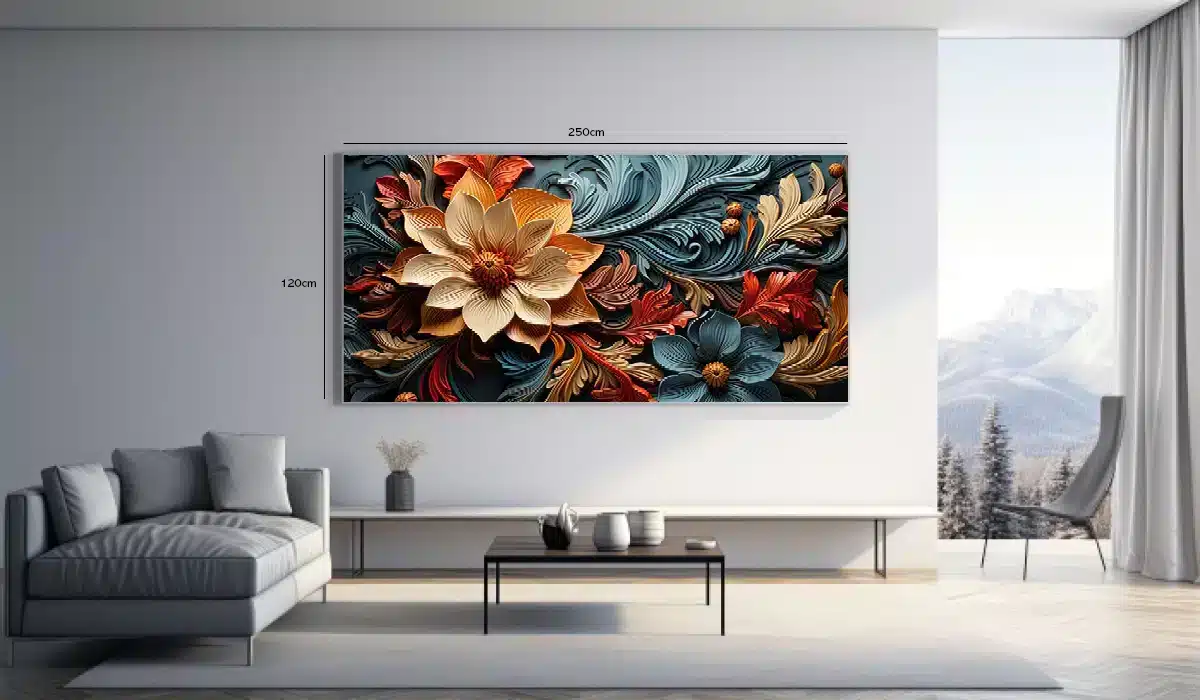 Ornate Floral Harmony Plakat