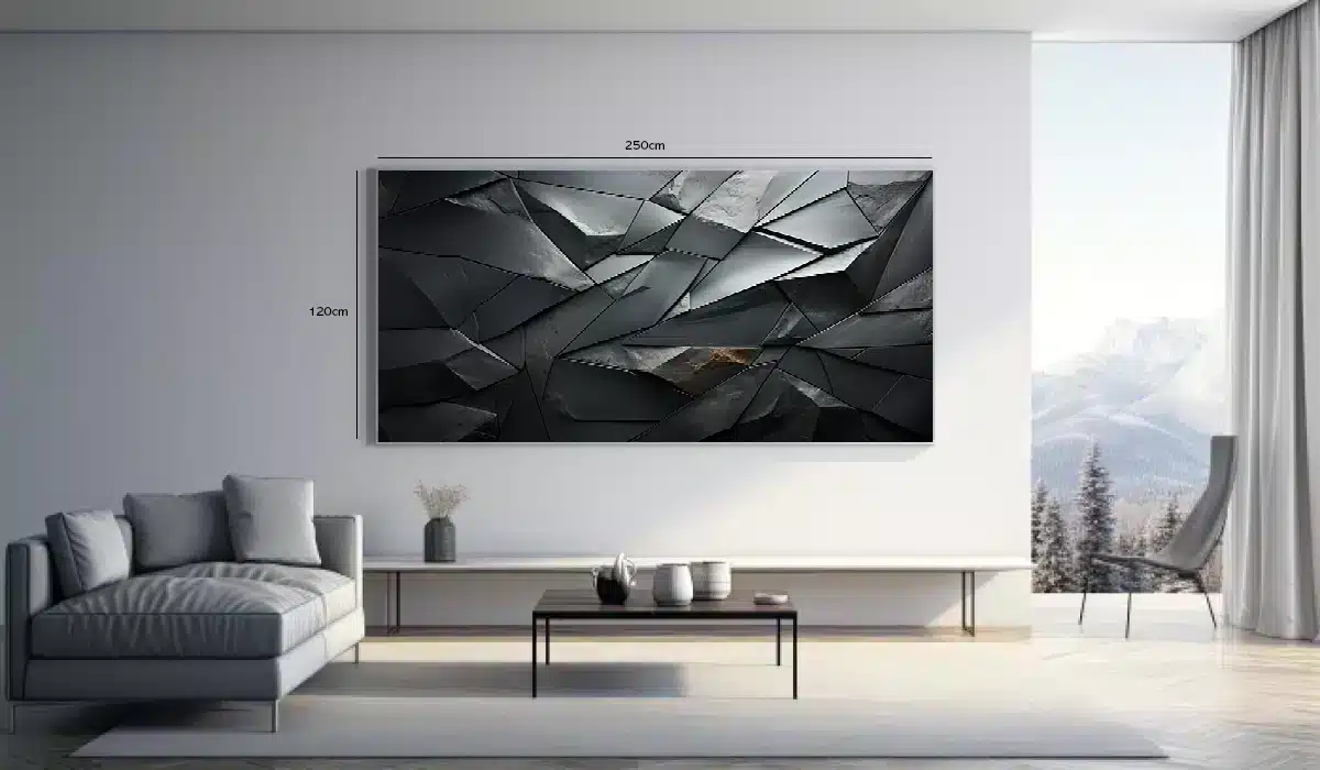 Fragmented Slate Composition Plakat