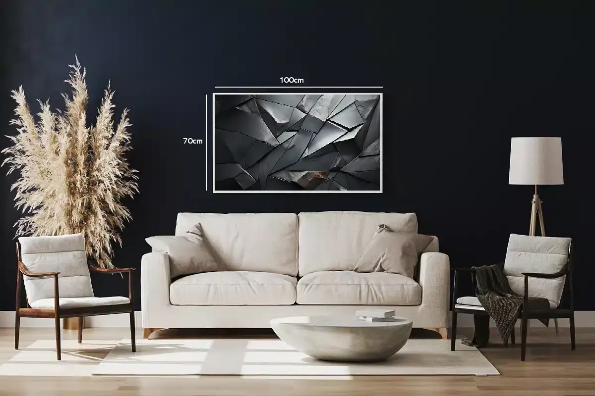 Fragmented Slate Composition Plakat