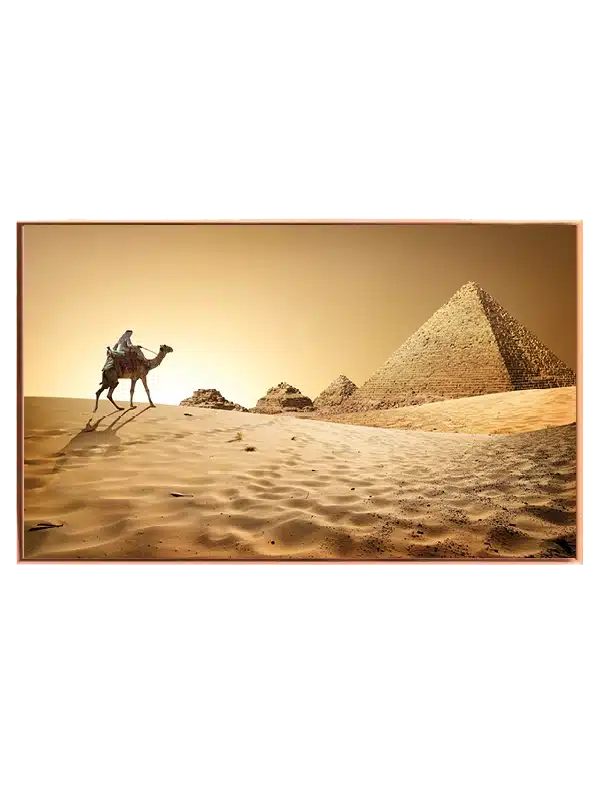 Ørkenens Pyramider Plakat
