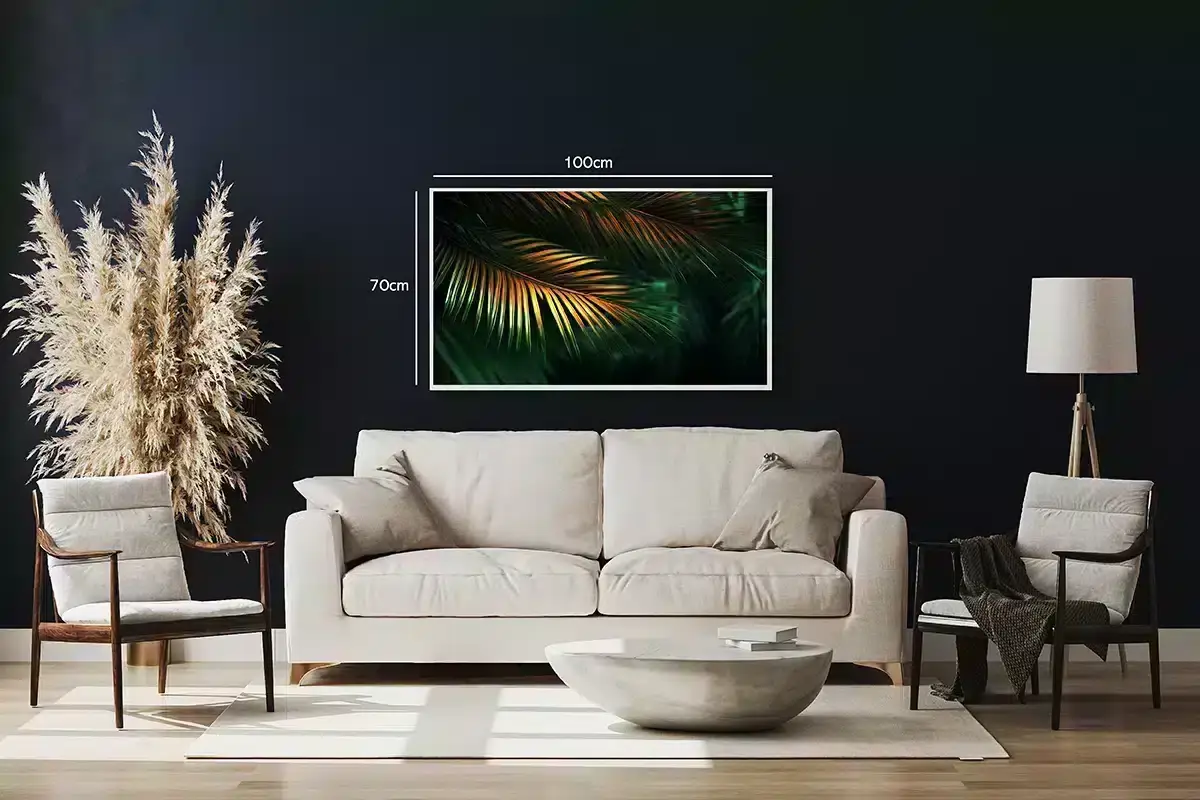 Palmeblade i Aftenlys Plakat