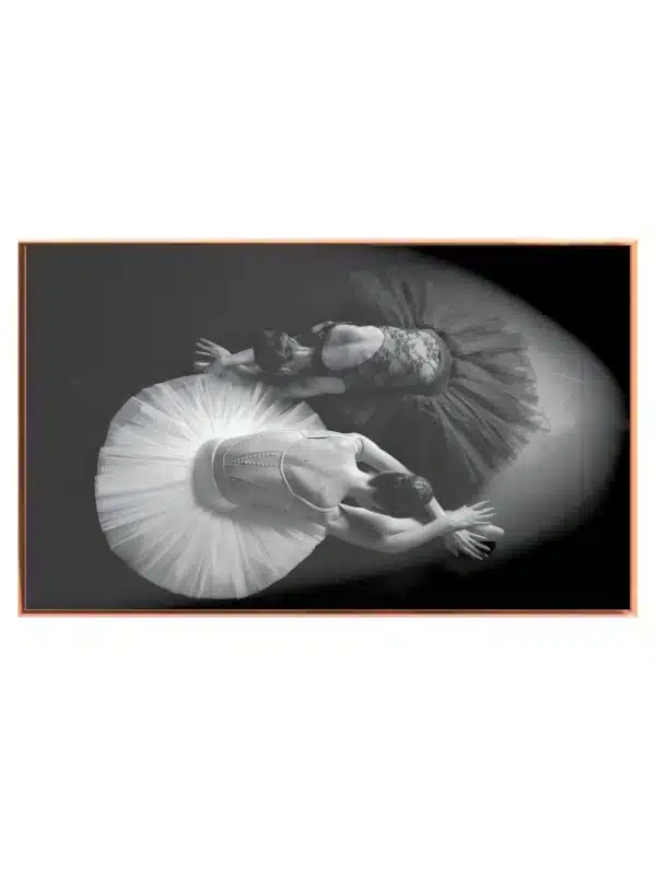 Grafisk Balletduet Set Ovenfra