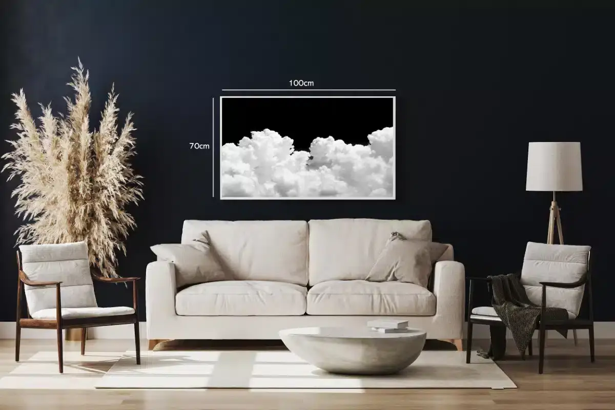Skybanke Mod Sort Himmel