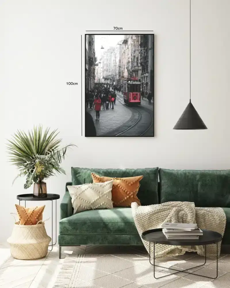 Istanbul Street With Tram
