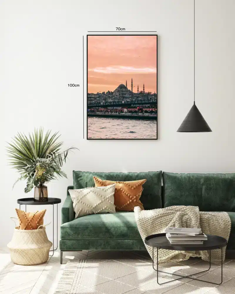 Sunset Over Istanbul Skyline