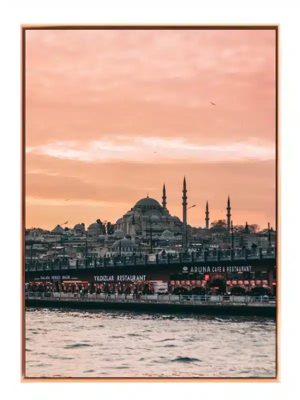 Sunset Over Istanbul Skyline