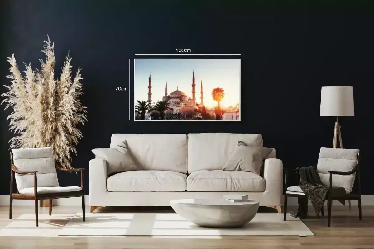 Historic Mosque At Sunset