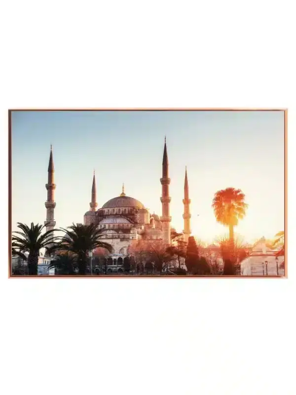 Historic Mosque At Sunset