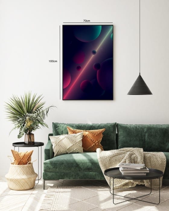 Neon Orbit Glow Plakat